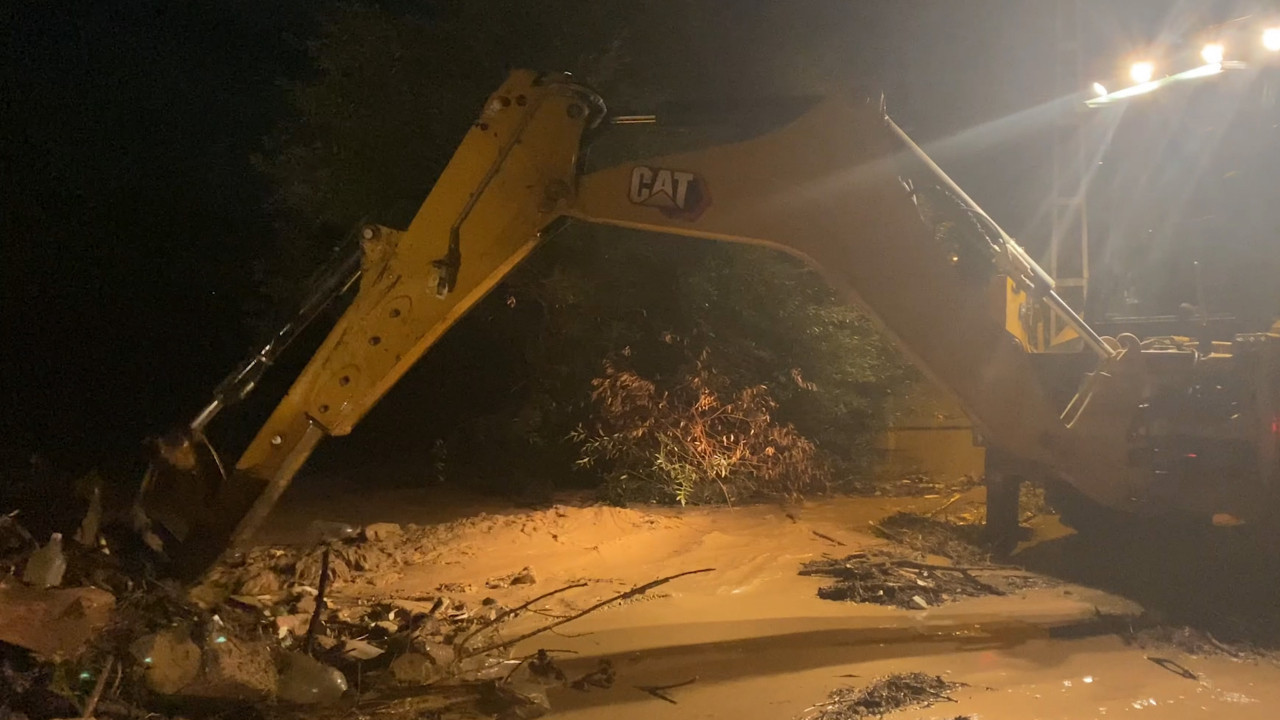 Kırıkkale’de sağanak yağış sonrası sel ve taşkınlar