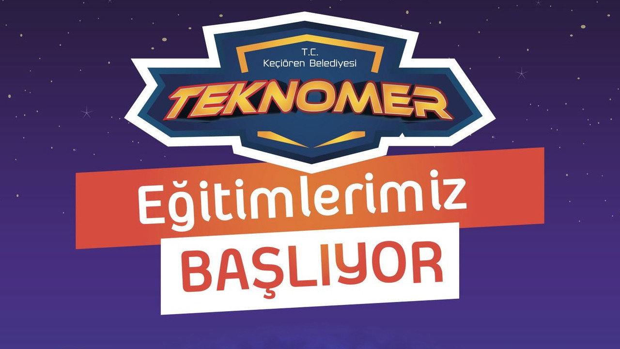 Keçiören’de Teknomer’den ücretsiz teknoloji eğitimleri
