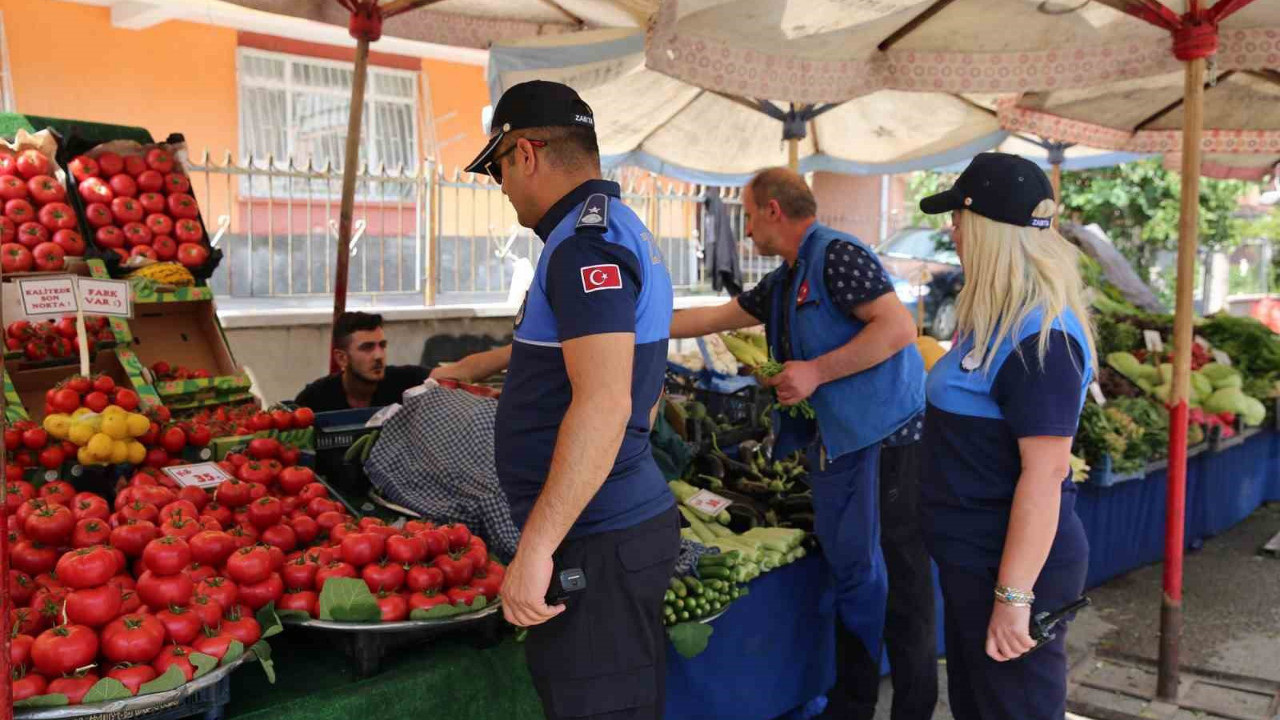 Keçiören’de pazar denetimi başladı! Sağlıksız ürünlere izin verilmiyor