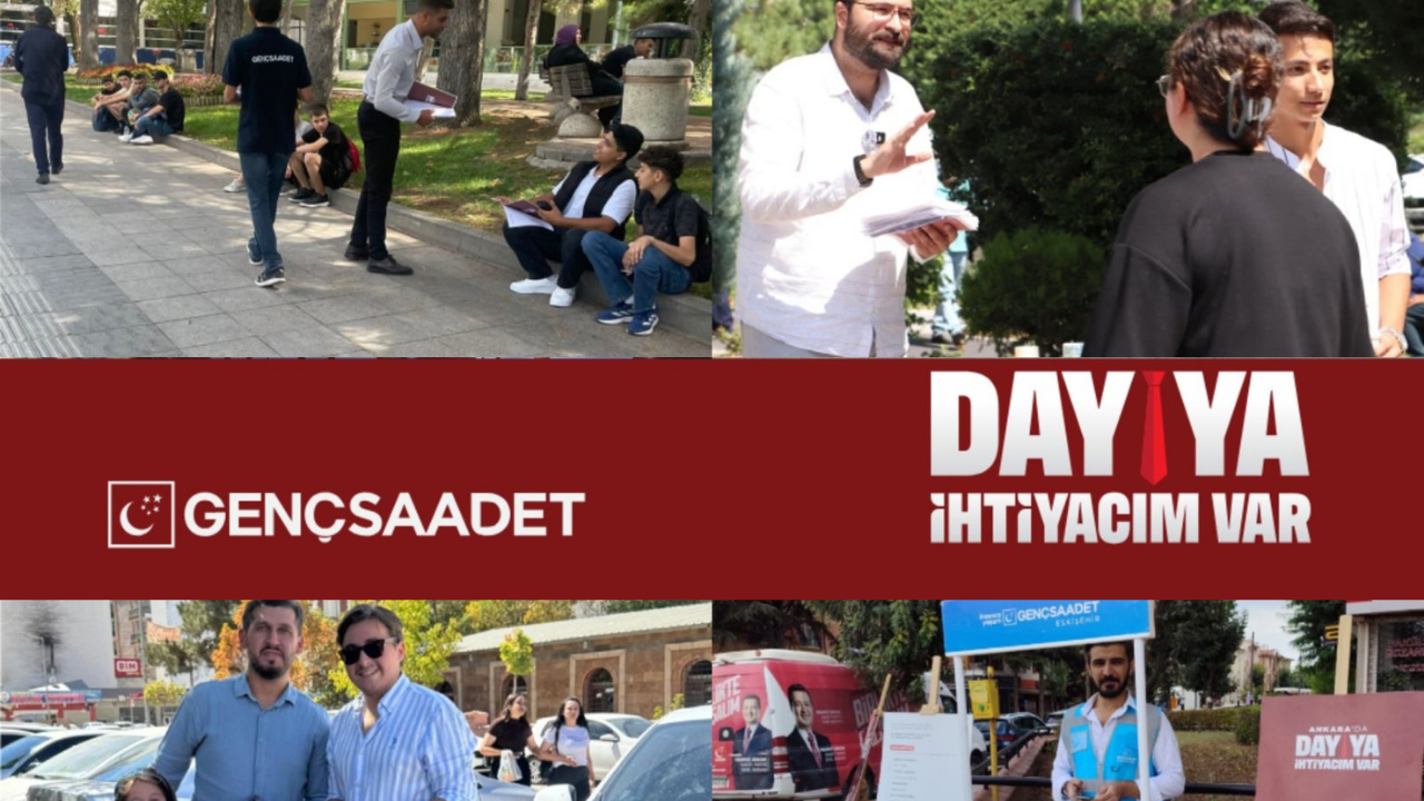 Saadet Partisi Gençlik Kolları ‘Ankara’da Dayıya İhtiyacım Var’ stantları kurdu