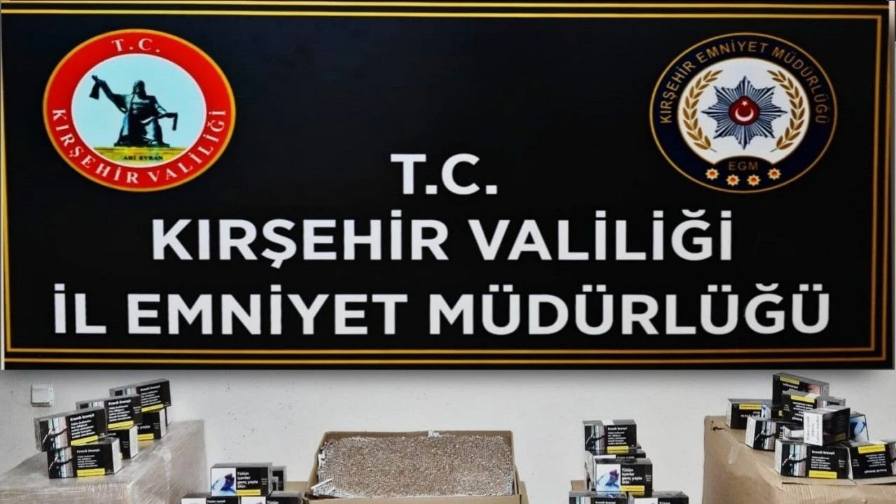 Kırşehir'de kaçak sigaraya tolerans yok