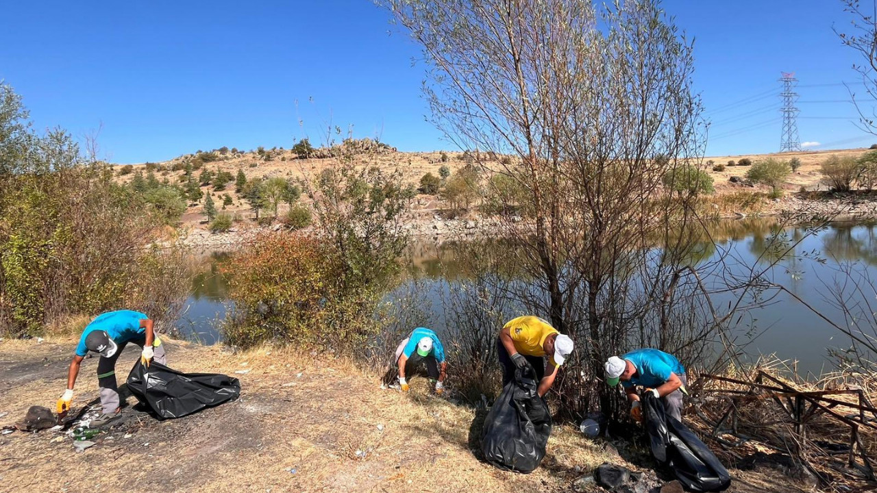 Başkentin doğa duraklarında temizlik! Çubuk Belediyesi harekete geçti