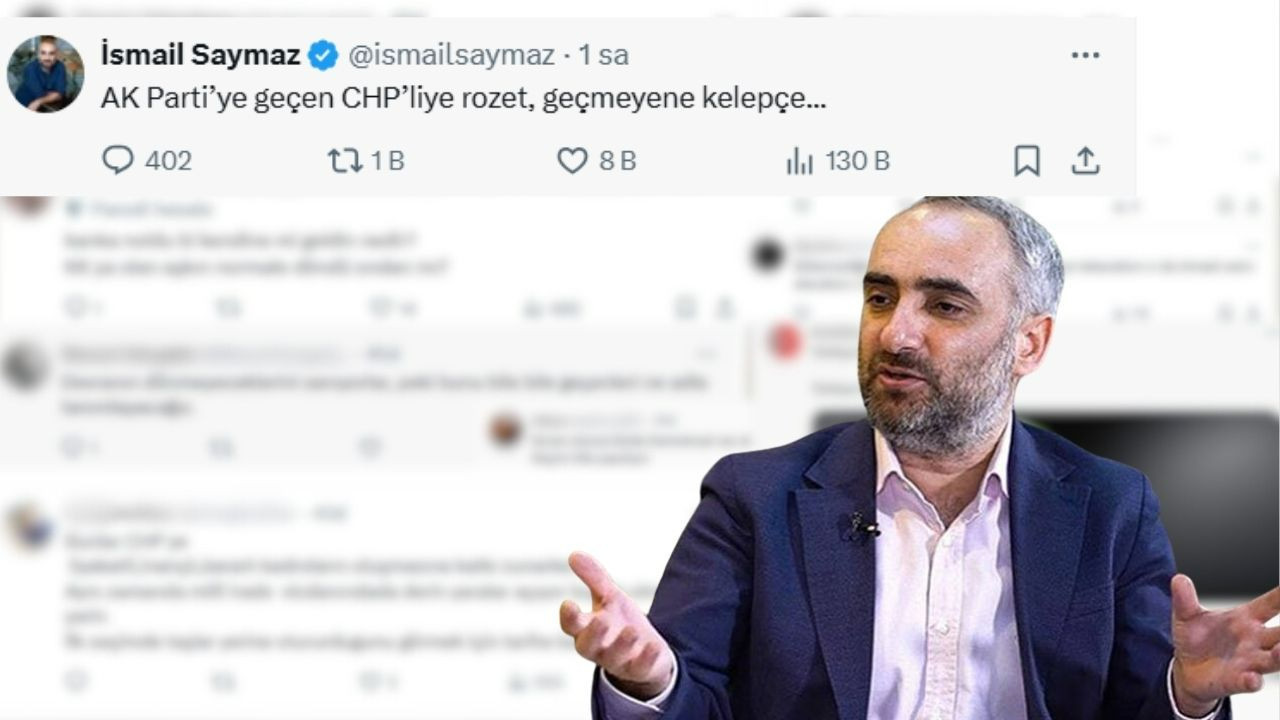 Gazeteci İsmail Saymaz’dan CHP-AKP geçişlerine manidar eleştiri