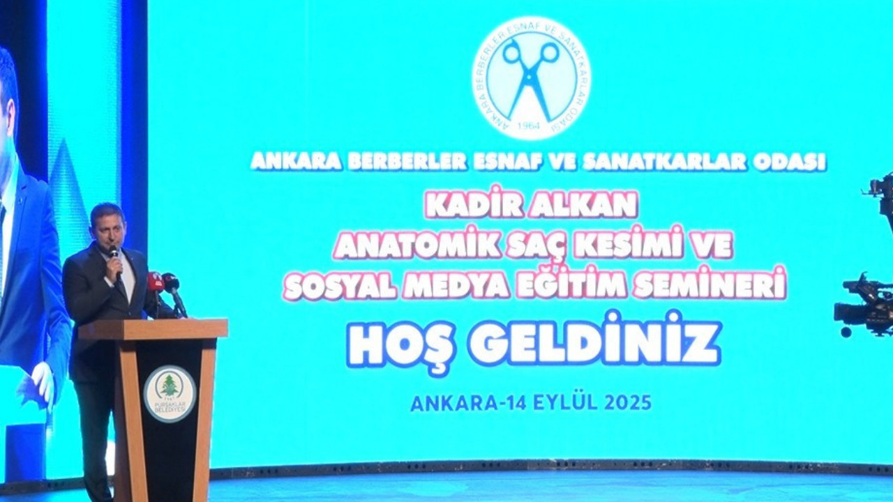 Ankara’da 400 berber aynı çatıda! Hem saç kesimi hem sosyal medya eğitimi