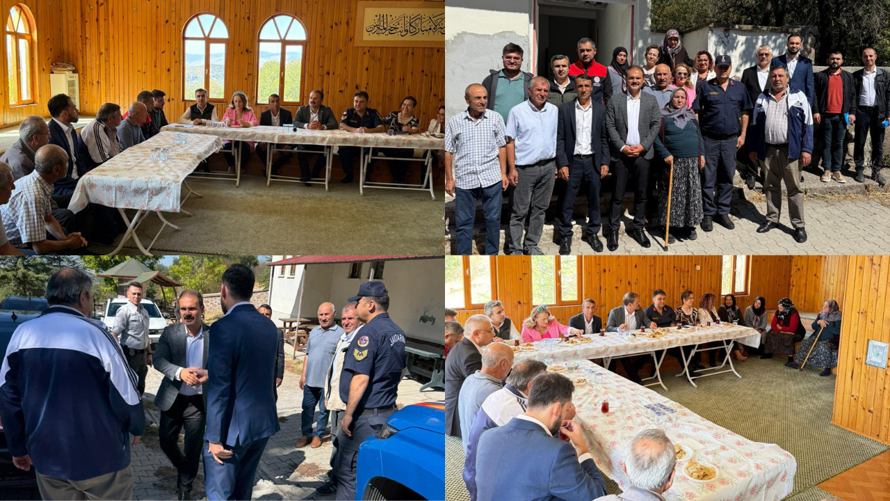 Köyden ilçeye doğrudan mesaj! Çamlıdere Kaymakamı Erol talepleri dinledi
