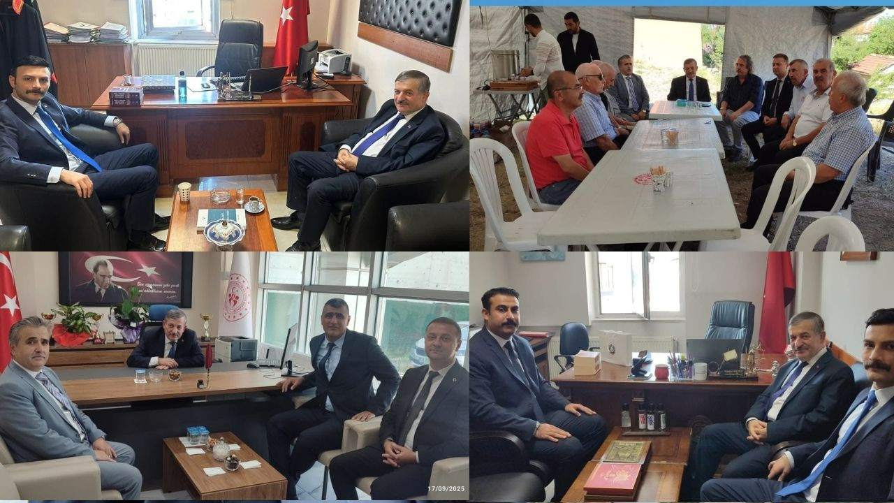 Elmadağ Kaymakamı Çaykara taziye ve resmi ziyaretlerle ilçedeki temaslarını sürdürdü