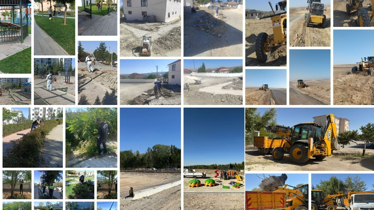 Haymana ilçesinde çevre düzenleme ve altyapı çalışmaları devam ediyor