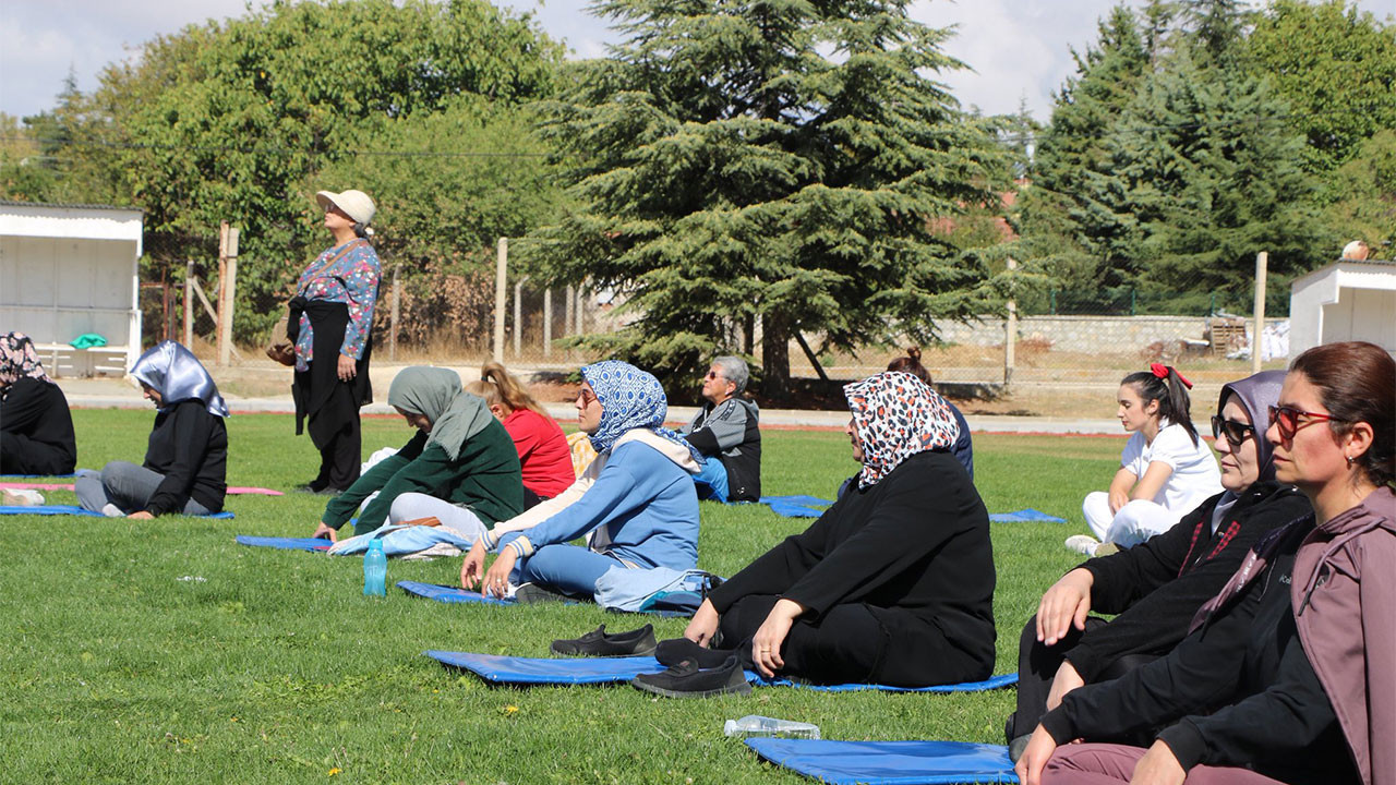 Elmadağ’da “Açık Hava Egzersizleri” büyük ilgi gördü