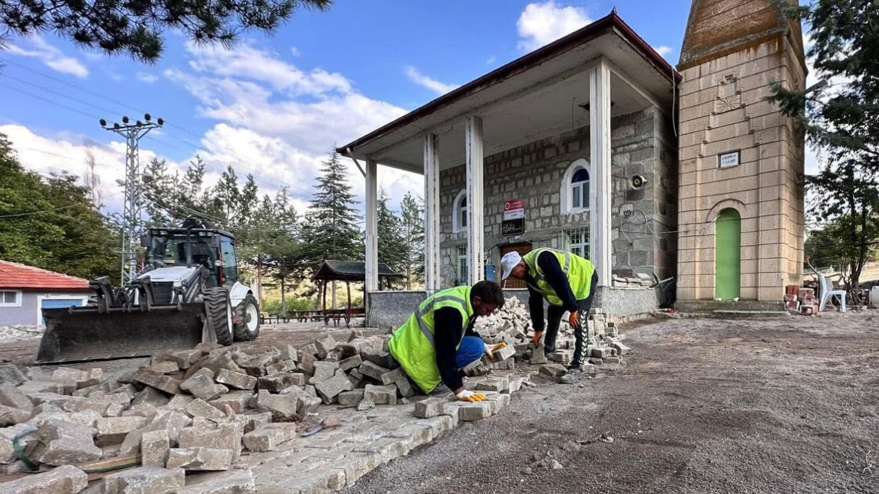 Çamlıdere'de kış kabusu bitiyor! Çevre düzenlemesi başladı