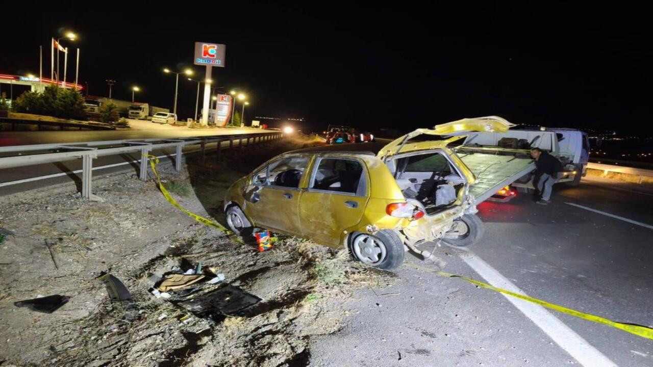 Kırıkkale’de takla atan otomobilin yol açtığı kaza, can aldı