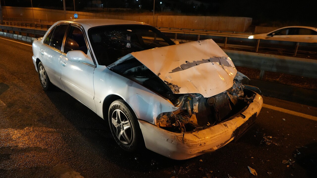 Kırıkkale-Ankara karayolunda zincirleme trafik kazası: 1 yaralı