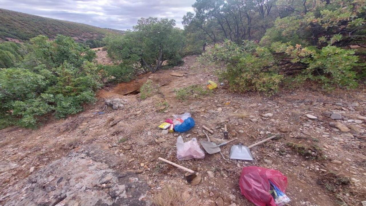 Yozgat’ta hazine hayali, kelepçe ile sona erdi