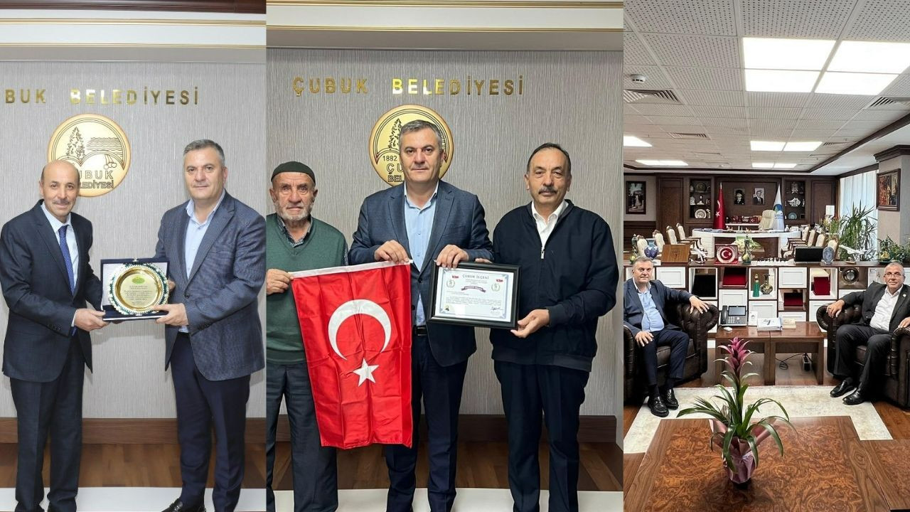 Çubuk’ta Başkan Demirbaş’a yoğun ziyaret trafiği