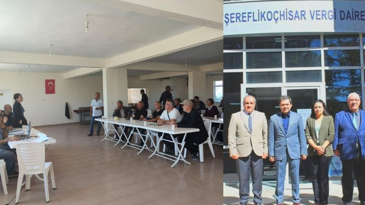 Şereflikoçhisar’da çiftçilere kırsal kalkınma ve desteklemeler anlatıldı