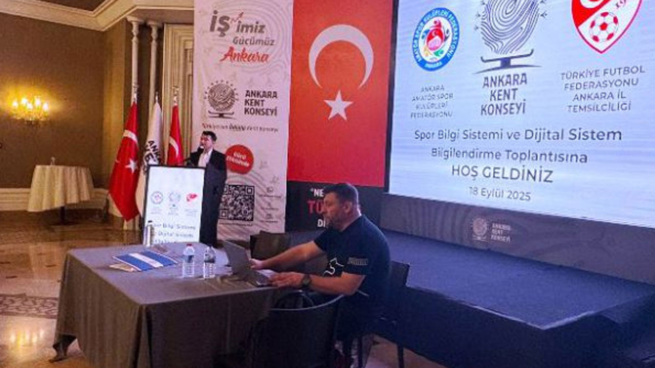 Amatör futbolda dijital dönüşüm: Ankara’da bilgilendirme toplantısı