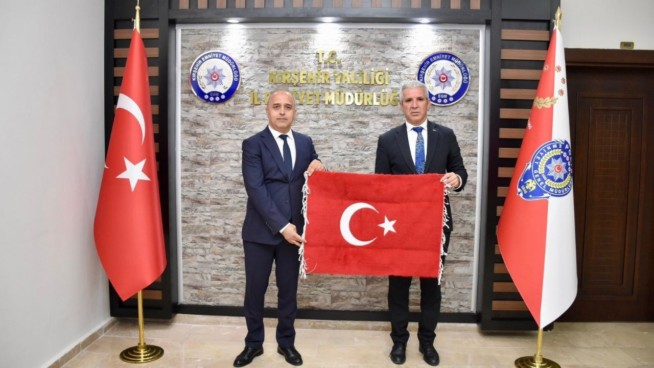 Kırşehir’de İl Emniyet Müdürü Mesut Görücü’ye ziyaretler sürüyor