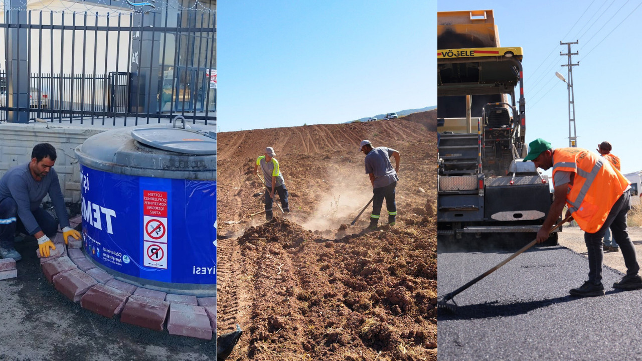 Ankara’da eş zamanlı çalışmalar! Yollar yenileniyor, çevre düzenleniyor