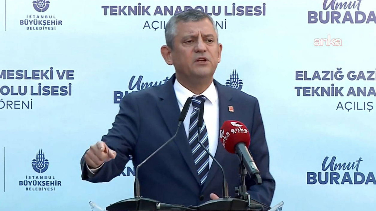 CHP lideri Özgür Özel, Elazığ'da konuşuyor: “Kimseyi CHP’ye oy verdiğine pişman etmeyeceğiz”