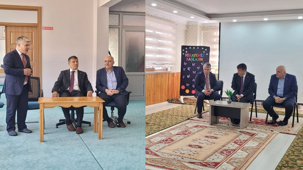 Kızılcahamam Kaymakamı ve Belediye Başkanı ilçedeki Kur’an Kurslarını ziyaret etti