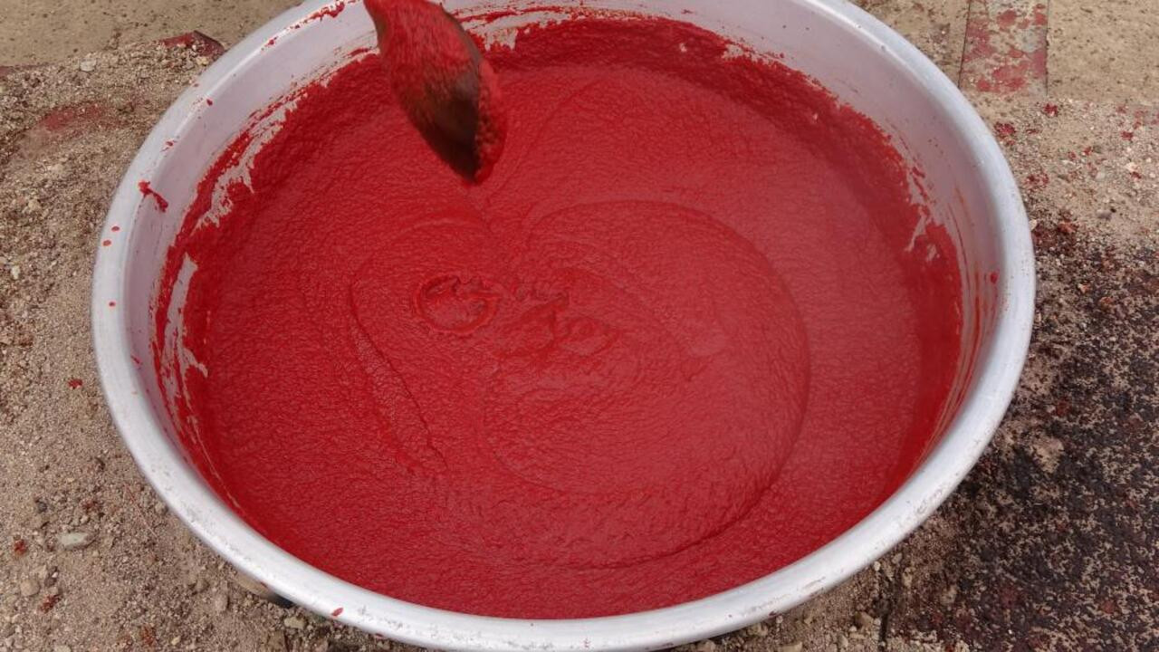 Yozgat’ta renkli olduğu kadar meşakkatli o lezzet, kış mevsimi için hazırlanıyor