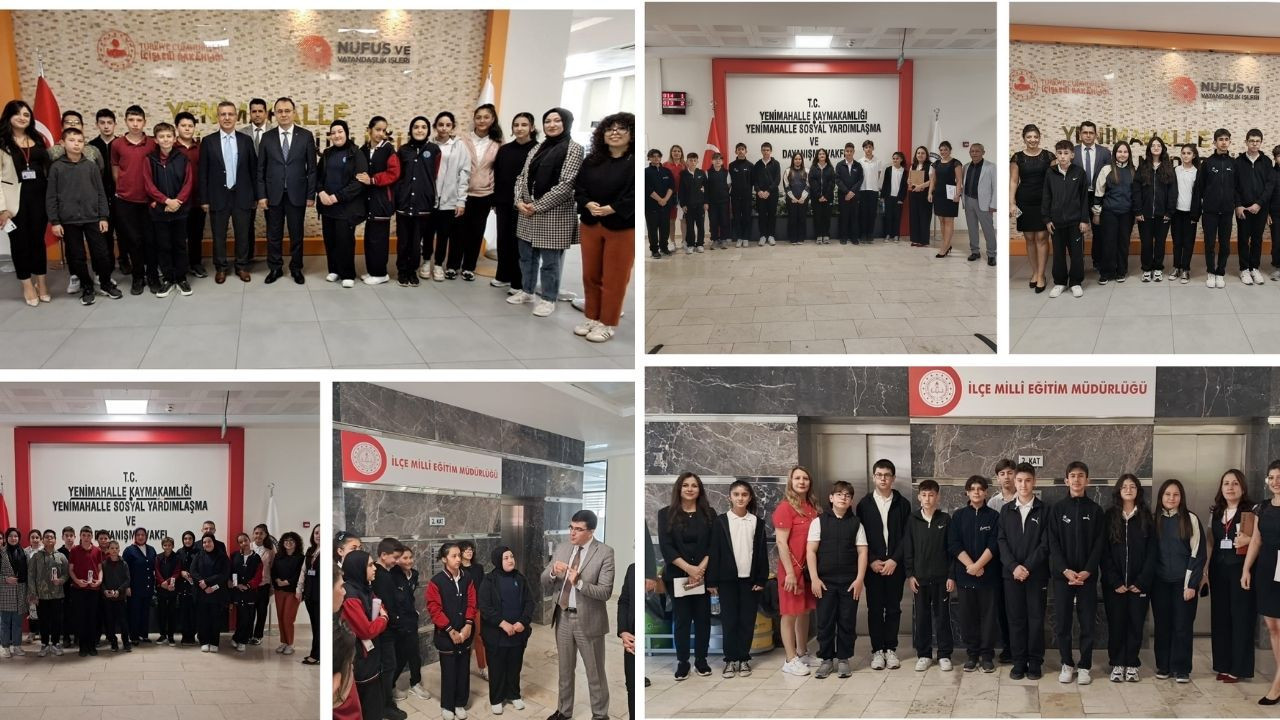 Yenimahalle'de gençler devlet kurumlarını yakından tanıdı