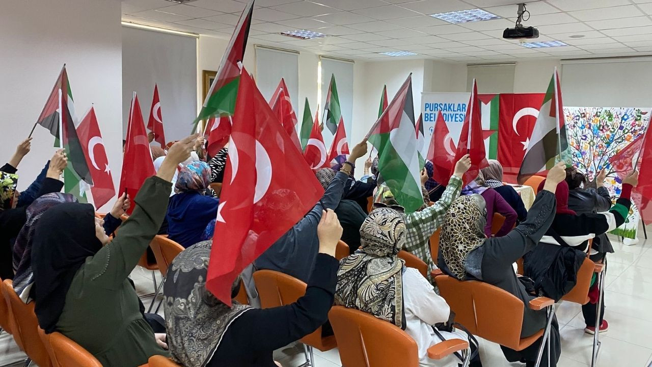 Pursaklar’da Filistin için dua programı düzenlendi