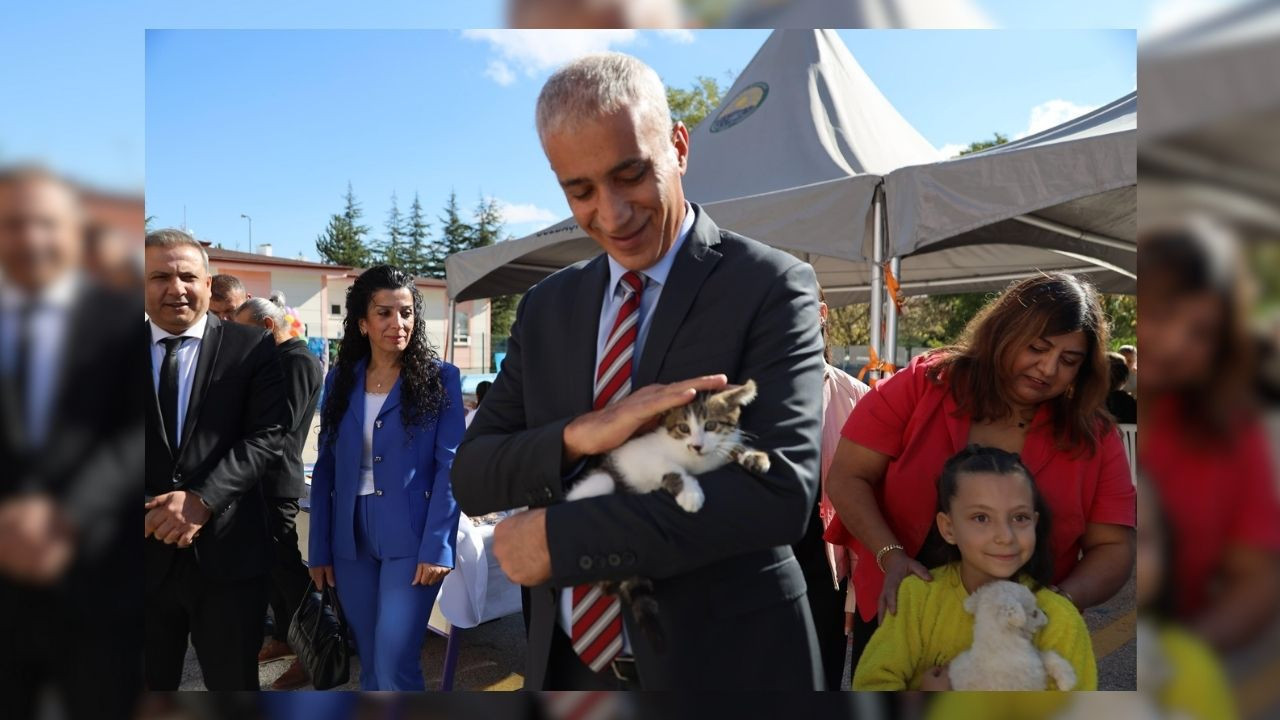 Gölbaşı Kaymakamlığı, öğrencilerin hayvan sevgisini pekiştirdi