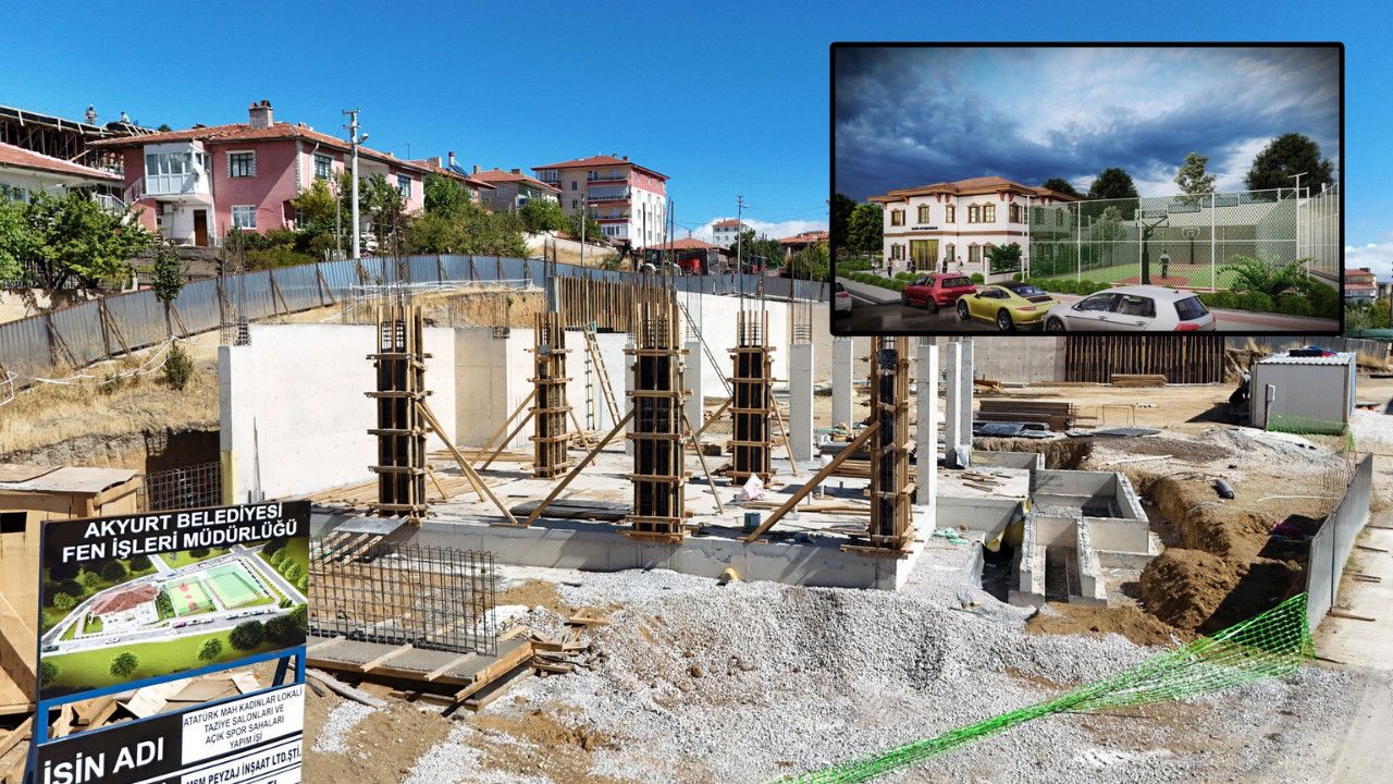Akyurt’a yeni sosyal yaşam alanları geliyor