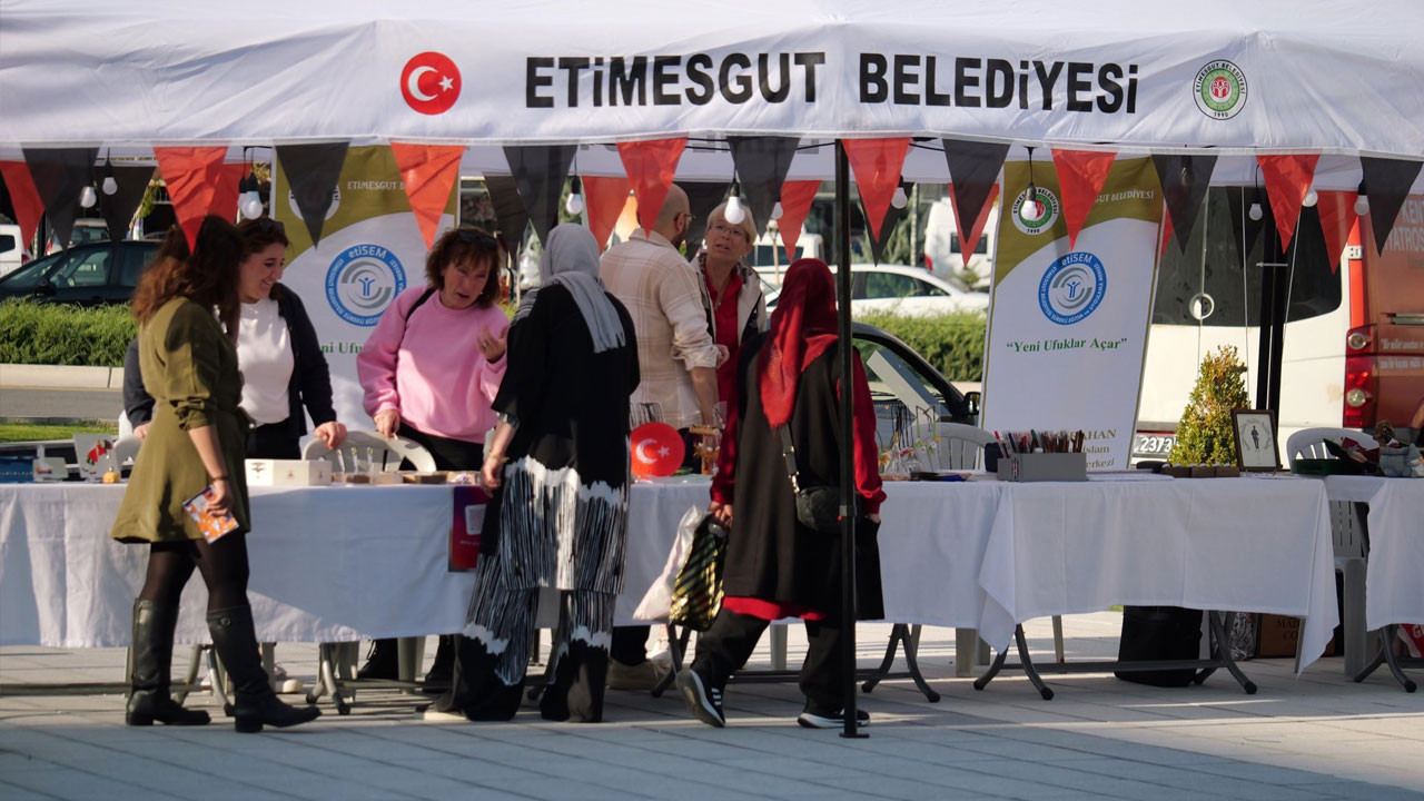 Etimesgut'ta el emeği göz nuru sergi