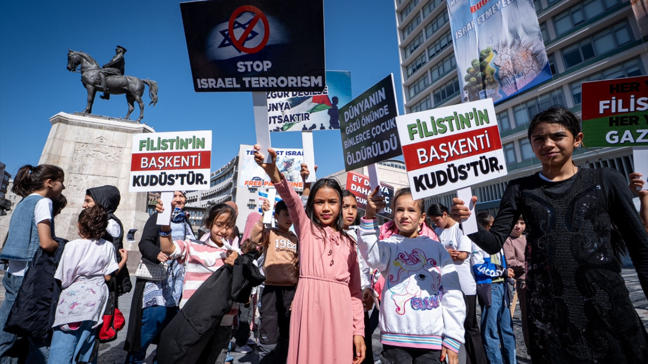Altındağ’da Gazze’ye destek çağrısı: “Sessiz kalmayacağız”