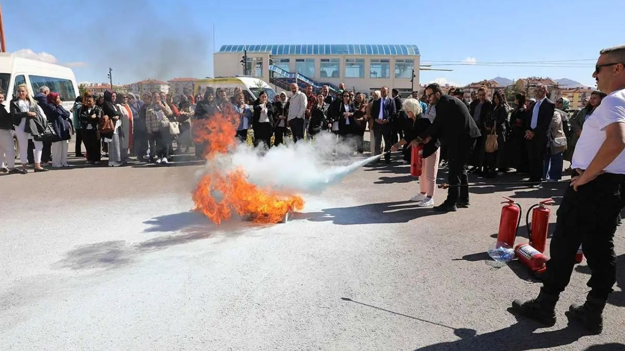 Keçiören Belediyesinden afet ve yangın eğitimi! Kurumsal hazırlık güçleniyor
