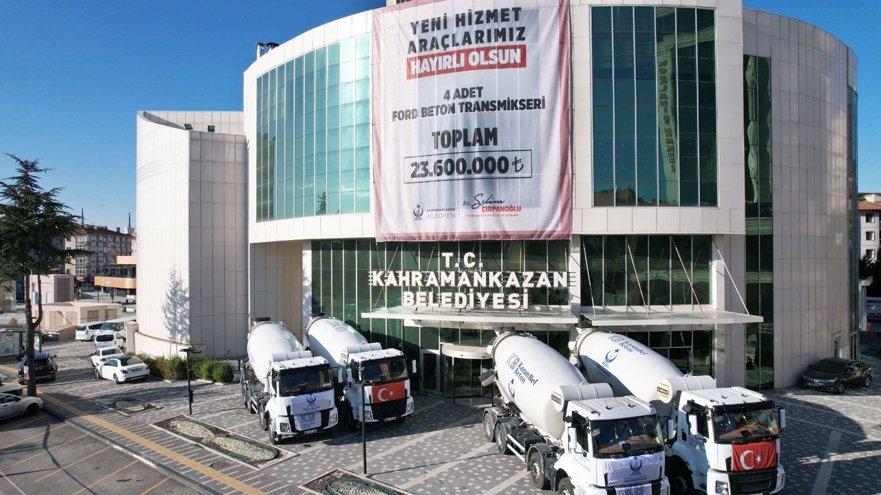 Kahramankazan üretim gücünü artırıyor! KazanBel Beton araç filosunu genişletti
