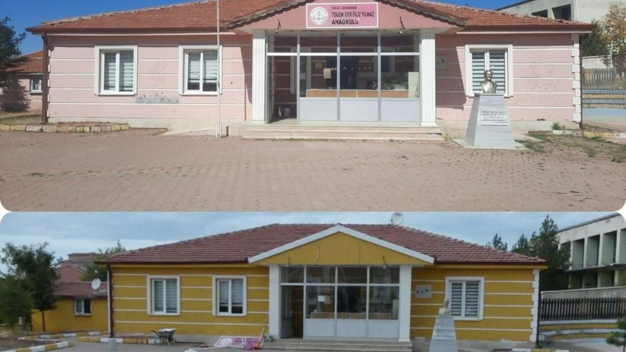 Yozgat'ta cezaevi görevlilerinin özverisiyle anaokulu yenilendi