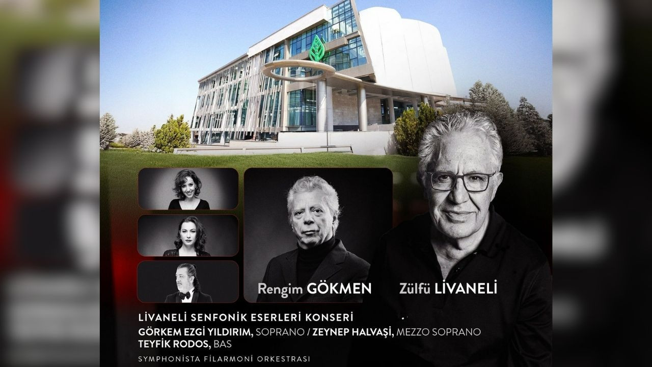 Müzikseverler Çankaya’da Livaneli’nin eserleriyle buluşuyor