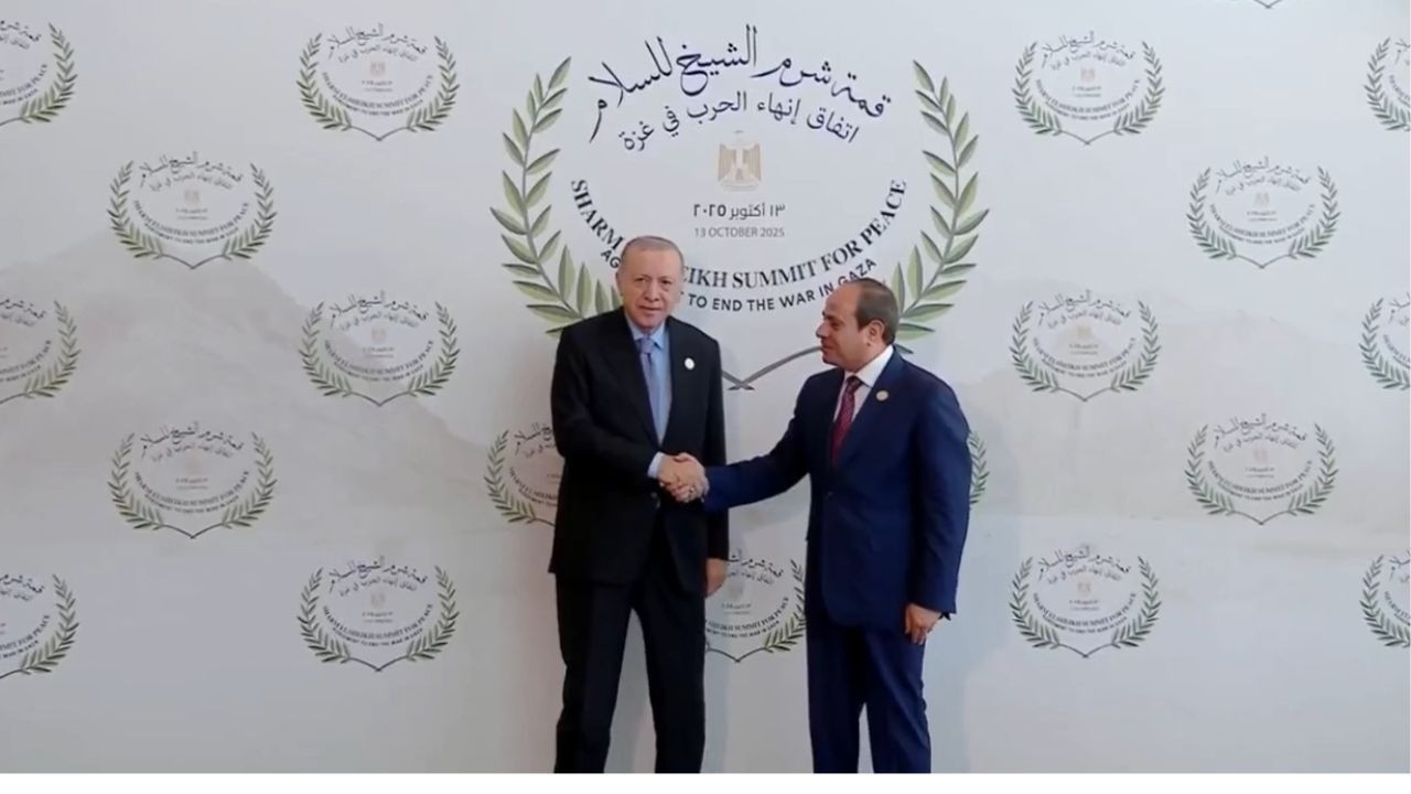 Cumhurbaşkanı Erdoğan, "Barış için Şarm El-Şeyh Zirvesi"nde