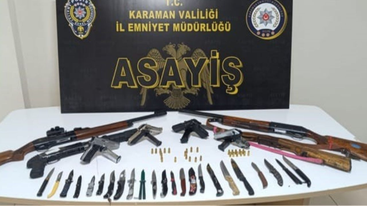 Karaman'da geniş çaplı operasyon!