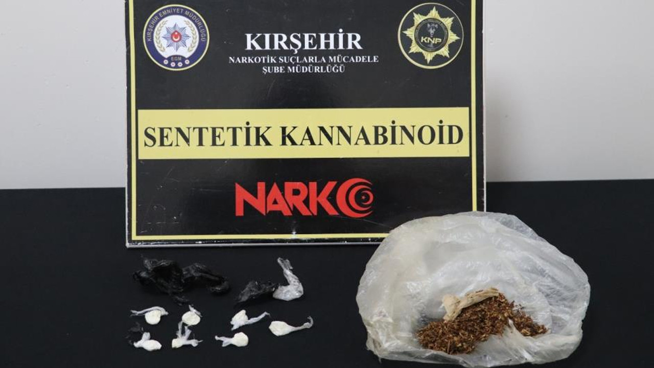 Kırşehir’de uyuşturucu operasyonu! 1 şüpheli yakalandı