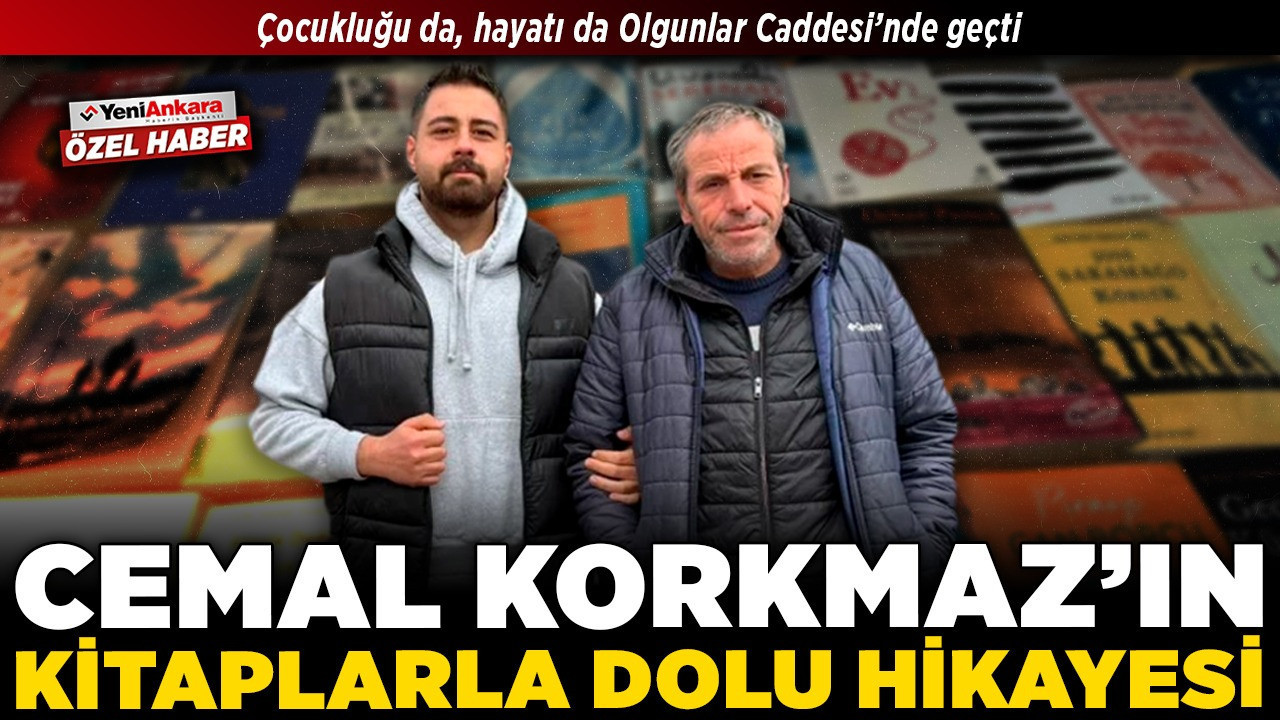 Çocukluğu da, hayatı da Olgunlar Caddesi’nde geçti: Cemal Korkmaz’ın kitaplarla dolu hikayesi
