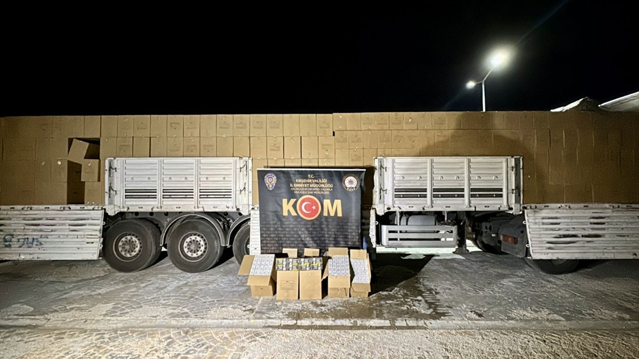 Kırşehir'de dev operasyon! Kaçakçılığa ağır darbe