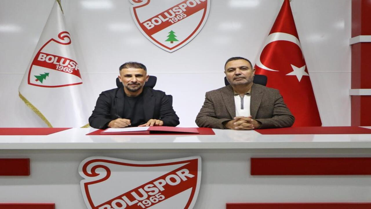 Boluspor’un yeni teknik direktörü belli oldu