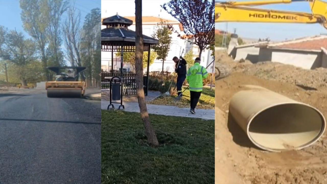 Haymana’da parktan yola, köyden mesire alanına çalışmaları sürüyor