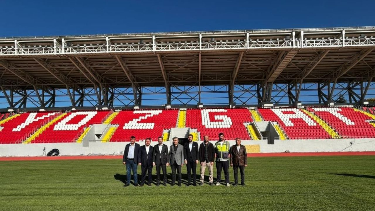 Yozgat Bozok Stadı’nda inşaatta sona yaklaşıldı