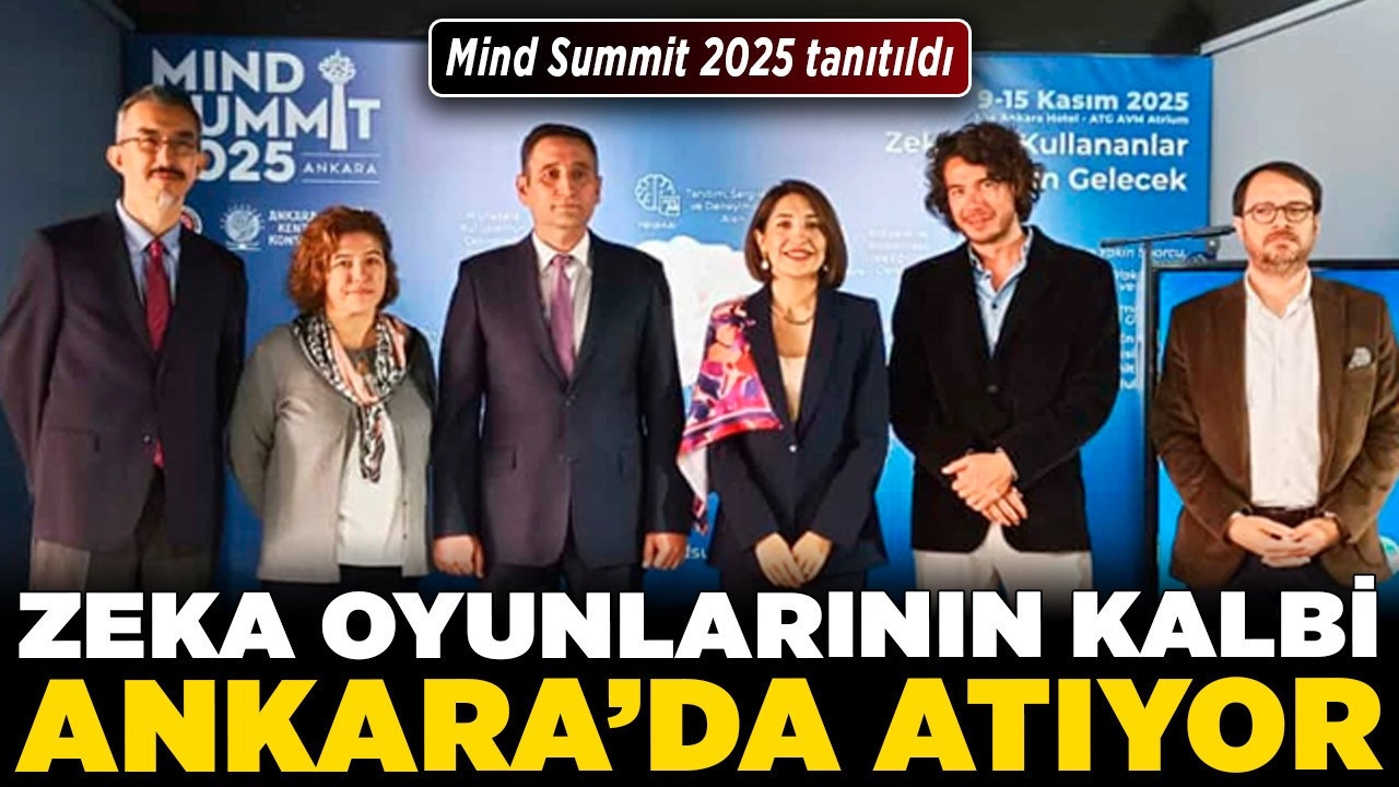 Zeka oyunlarının kalbi Ankara'da atıyor: Mind Summit 2025 tanıtıldı