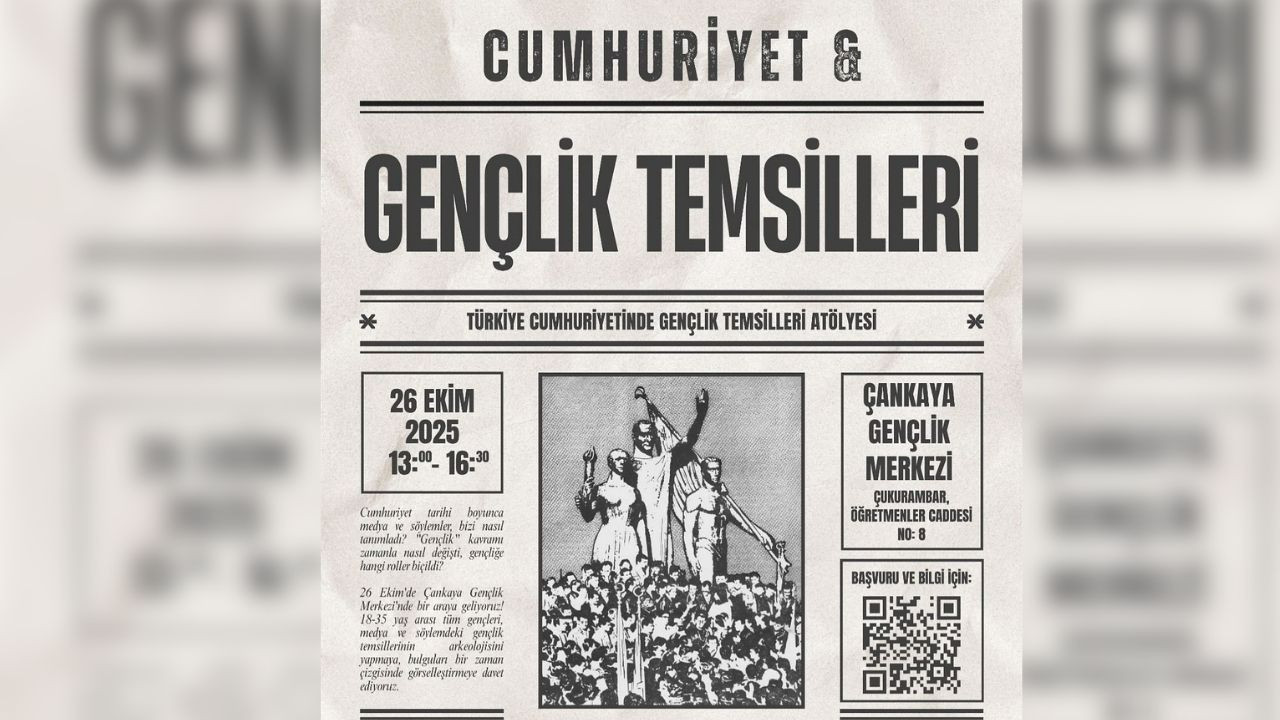 Çankaya’da gençler Cumhuriyet ve Gençlik Temsilleri Atölyesi’nde buluşuyor