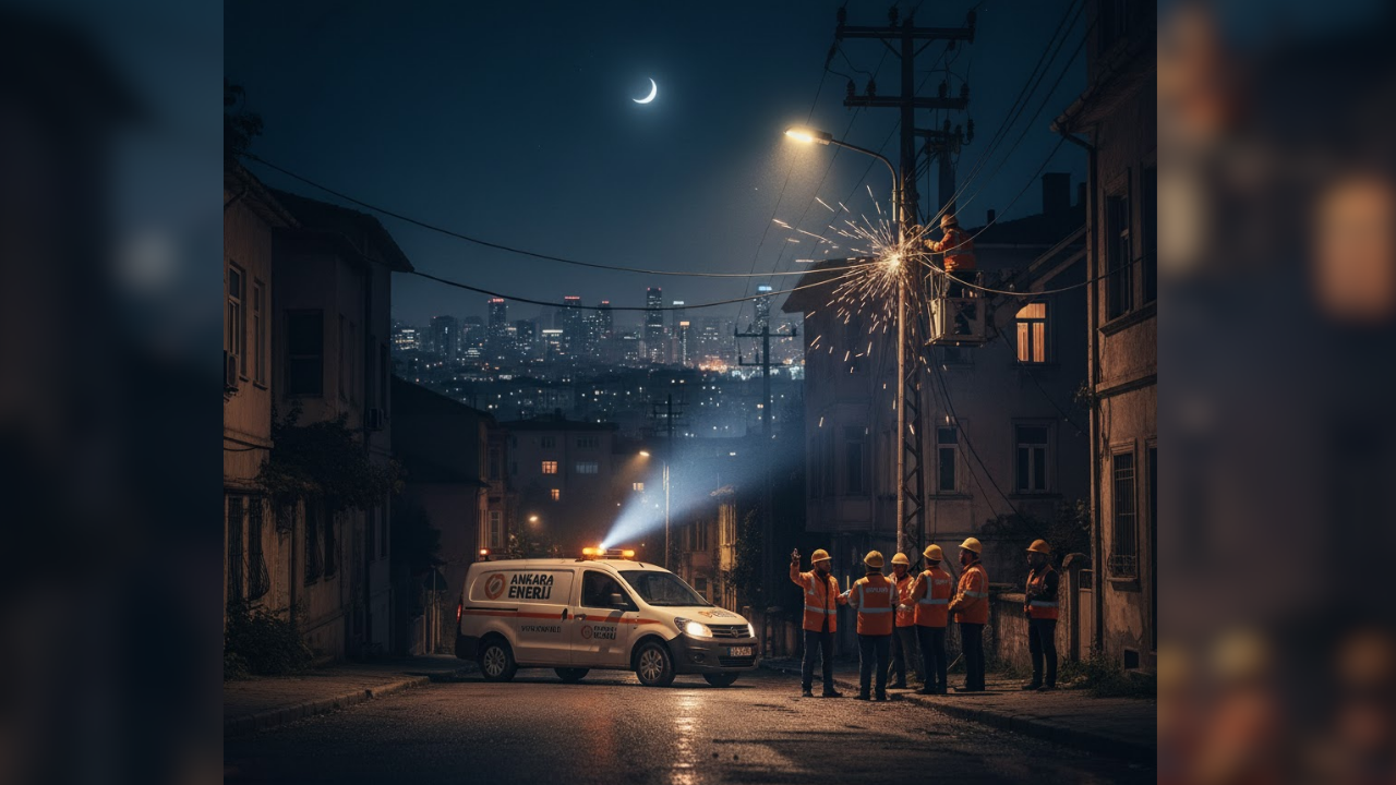 Ankara'da elektrik kesintisi alarmı: Dört Merkez İlçede 160'tan Fazla Arıza