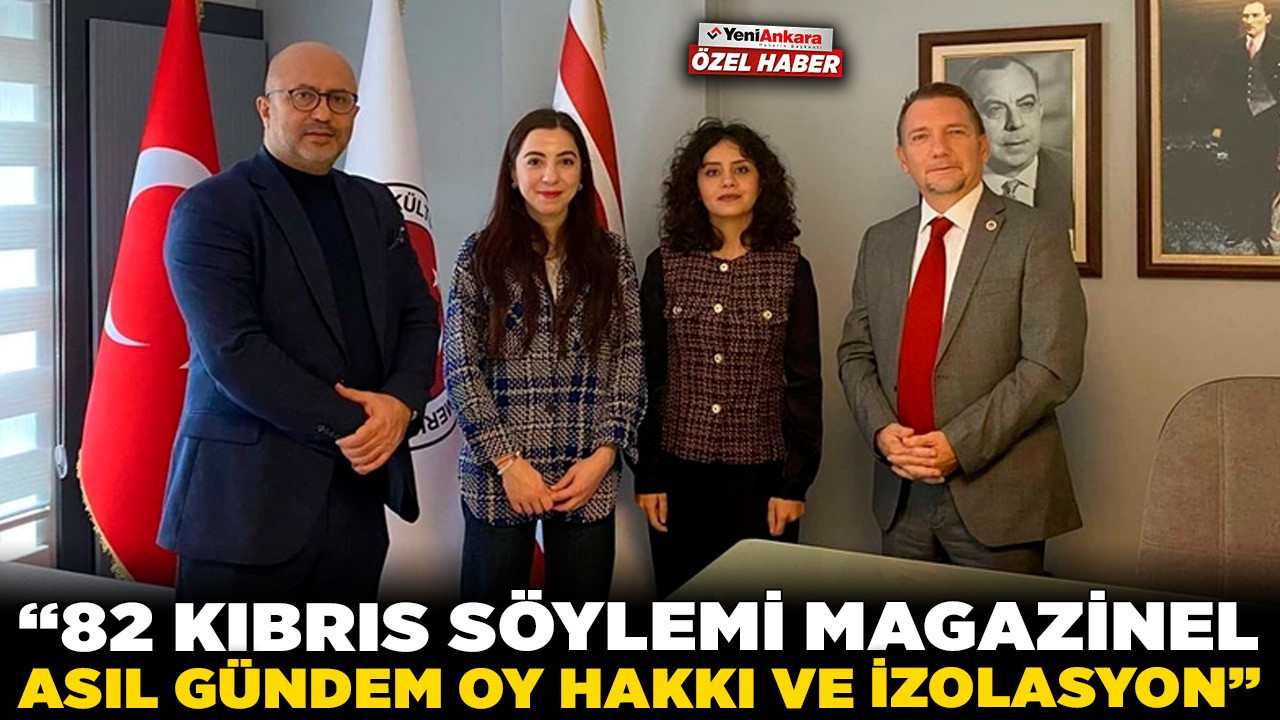 Kıbrıs Kültür Derneği Başkanı Ünsaldı'dan seçim analizi: "'82 Kıbrıs' söylemi magazinel, asıl gündem oy hakkı ve izolasyon"
