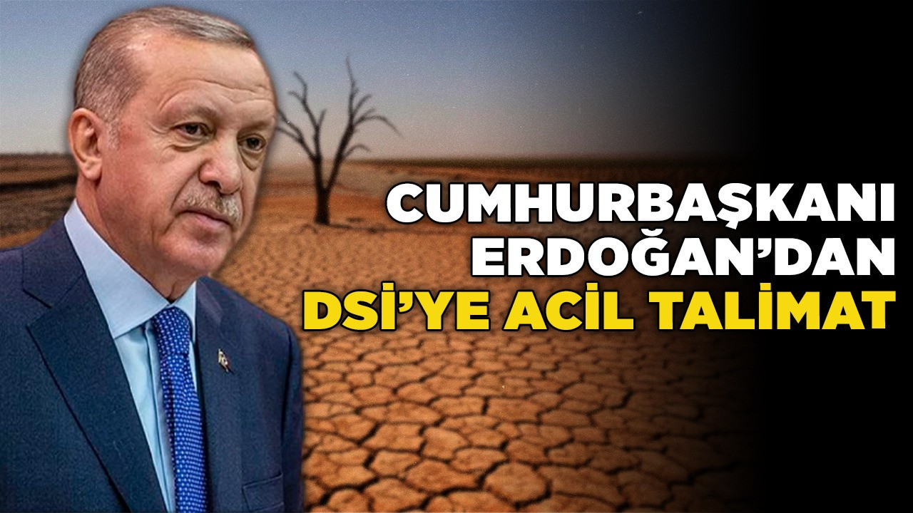 Ankara’da su seviyesi kritik eşiği geçti! Cumhurbaşkanı Erdoğan’dan DSİ’ye acil talimat