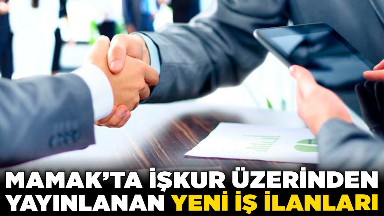 Mamak'ta İŞKUR üzerinden yayınlanan yeni iş ilanları: Bu fırsatları kaçırmayın