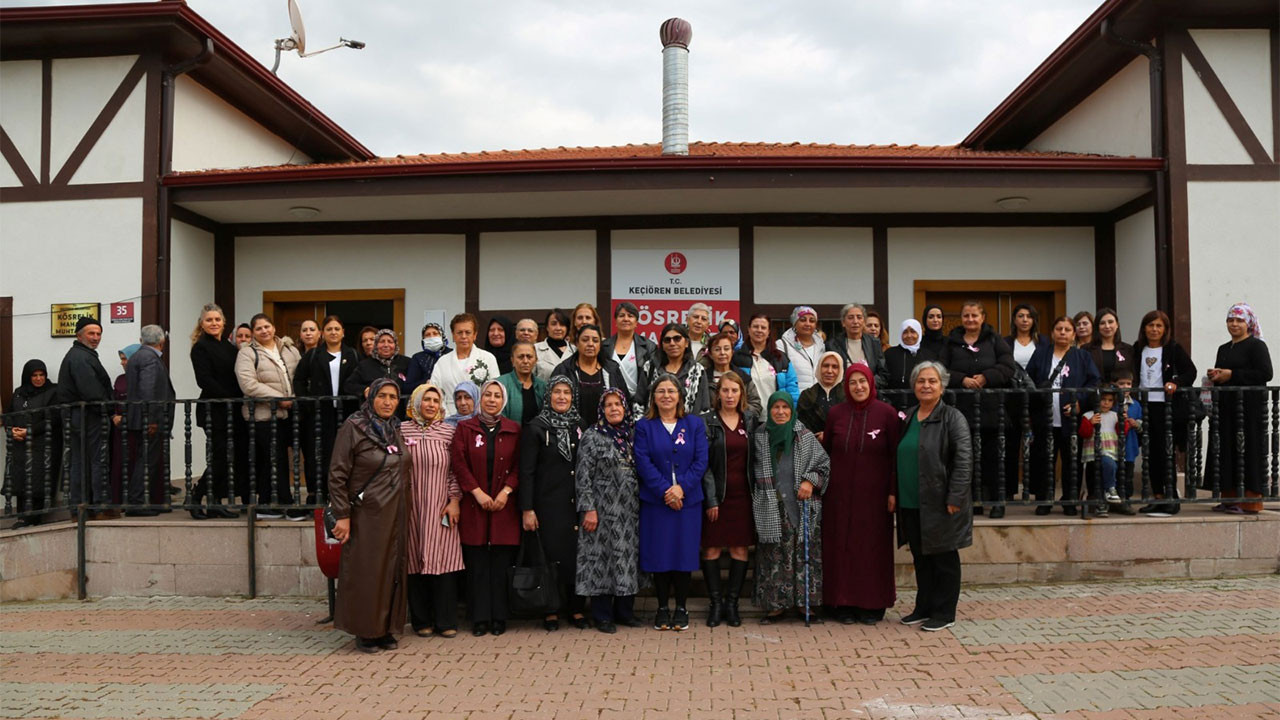 Keçiören Belediyesinden kadınlara önemli destek: Meme kanserine karşı farkındalık eğitimi