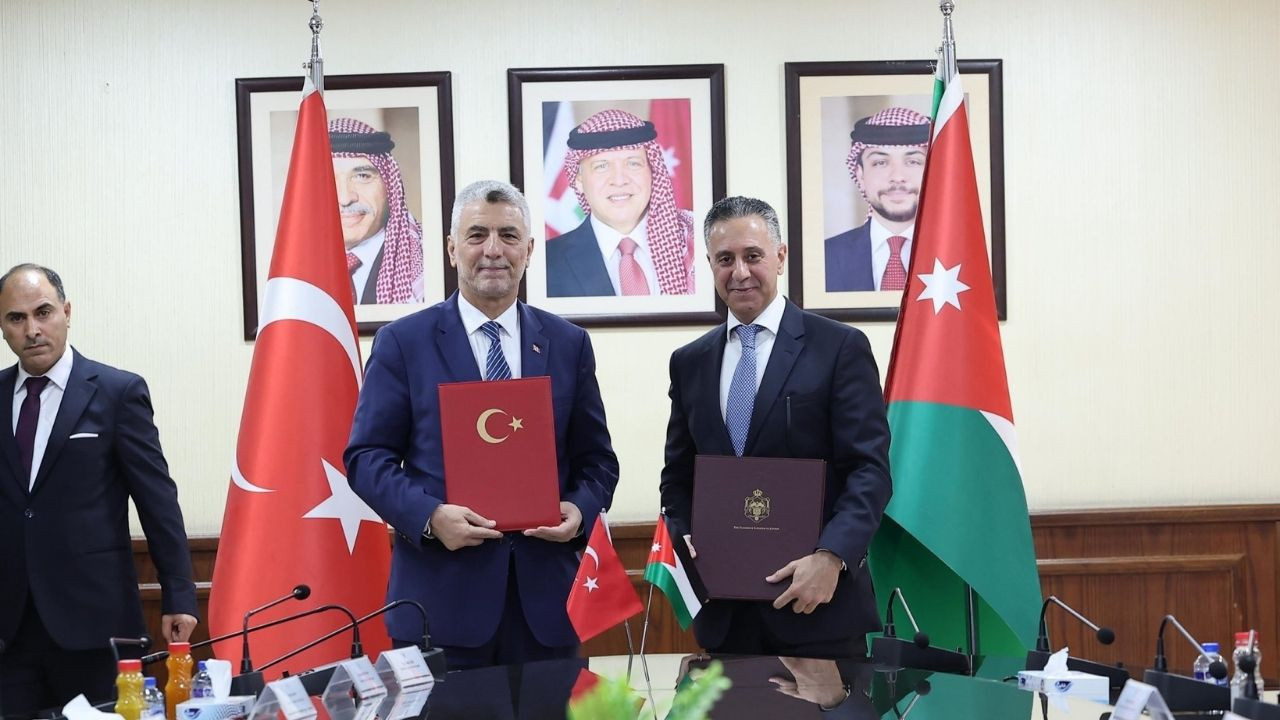 Türkiye ile Ürdün ekonomik işbirliğini güçlendiriyor: Mutabakat zaptı imzalandı